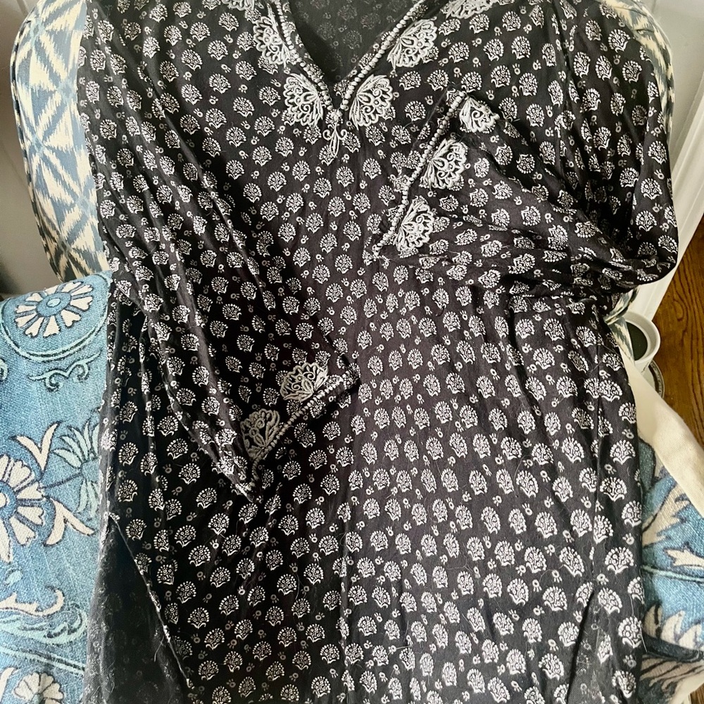 Rock Flower Paper Black/gray long sleeve tunic - Picture 9 of 10